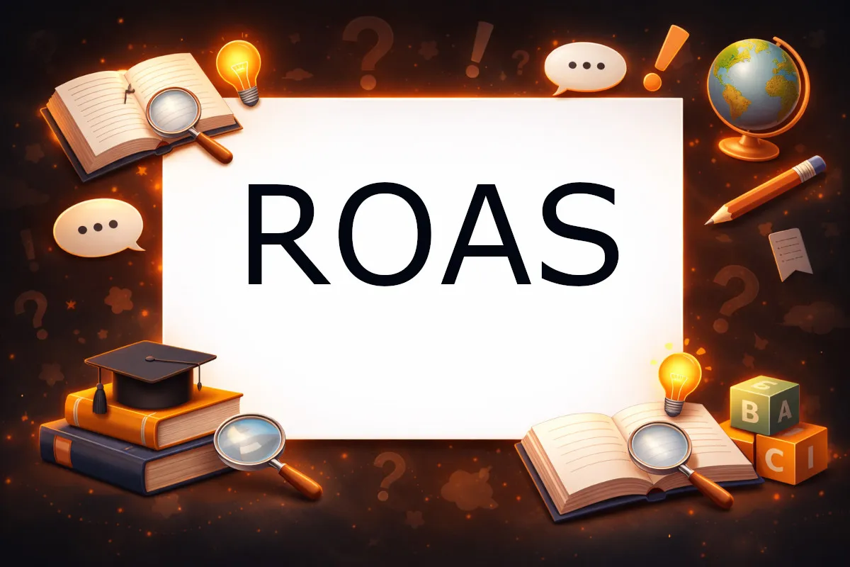 ROAS metric showing return on ad spend