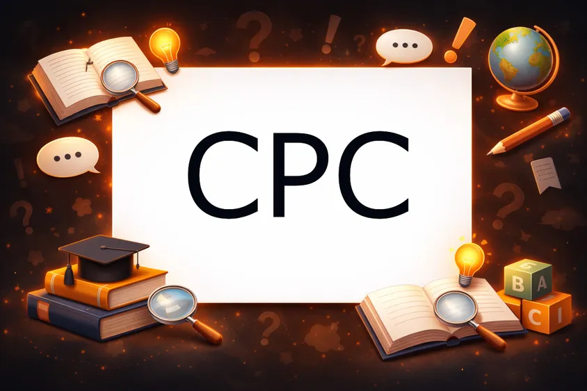 Cost per click CPC illustrated on a chart