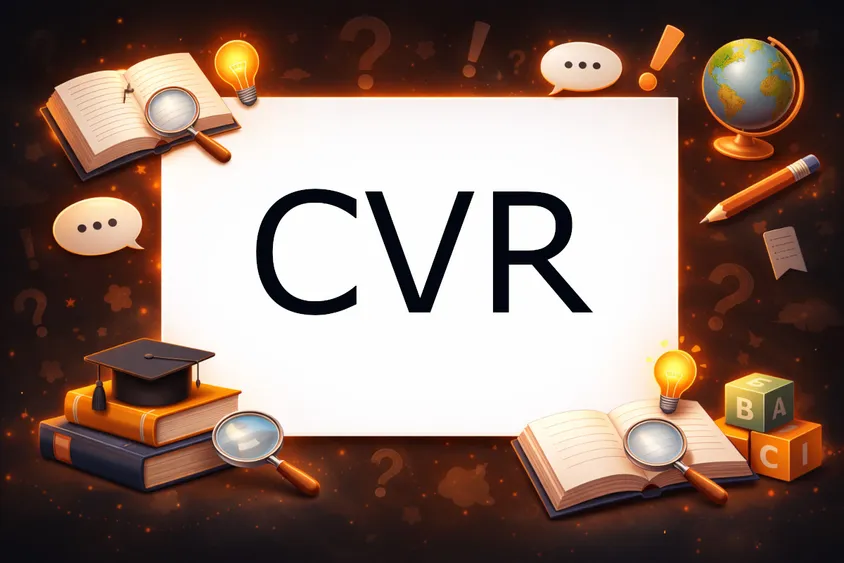 Conversion rate visualized in an e-commerce funnel