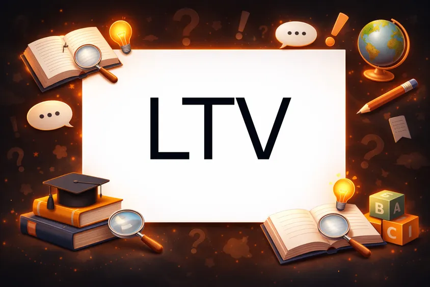 Customer lifetime value visualized over time on a revenue chart